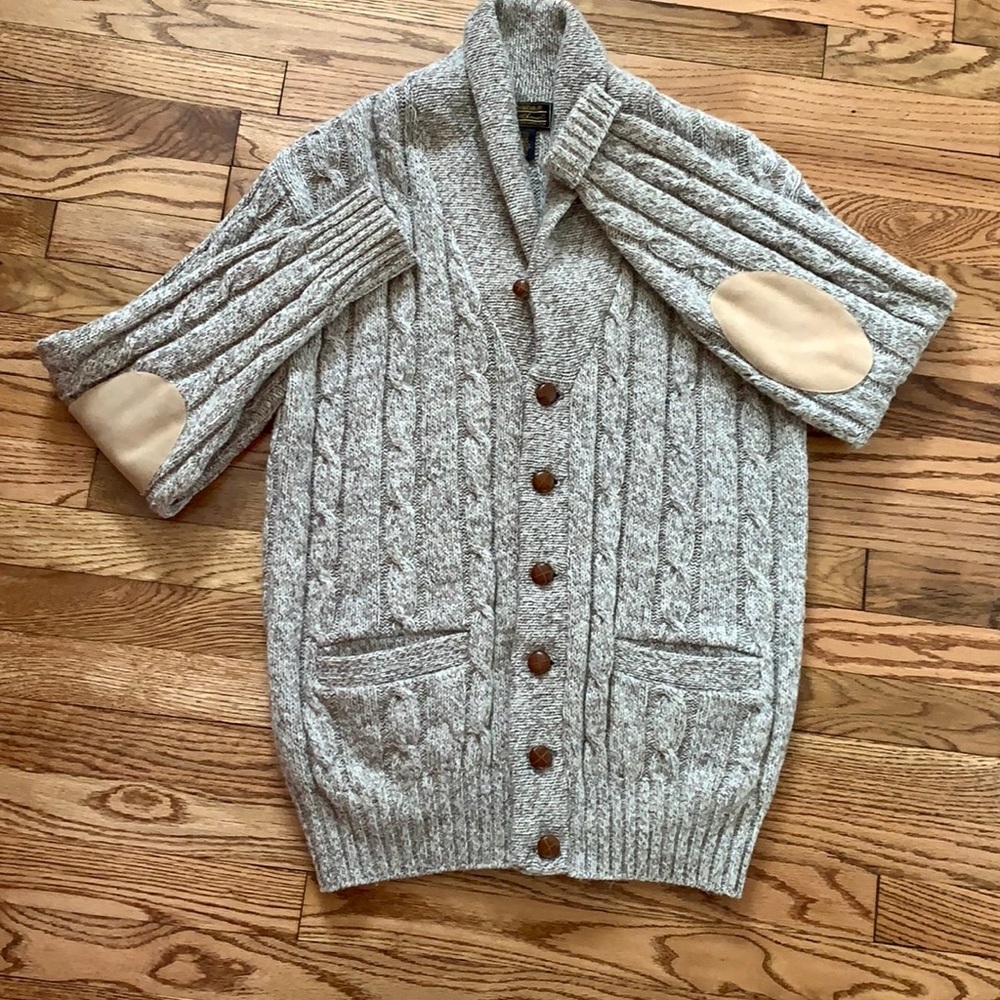 Eddie Bauer VINTAGE Wool Grandpa Cardigan